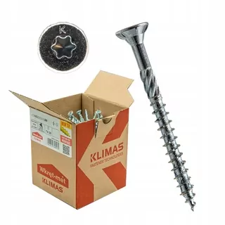 SKRUTKY DO DREVA 4x30 TORX 500 ks Biela pozink